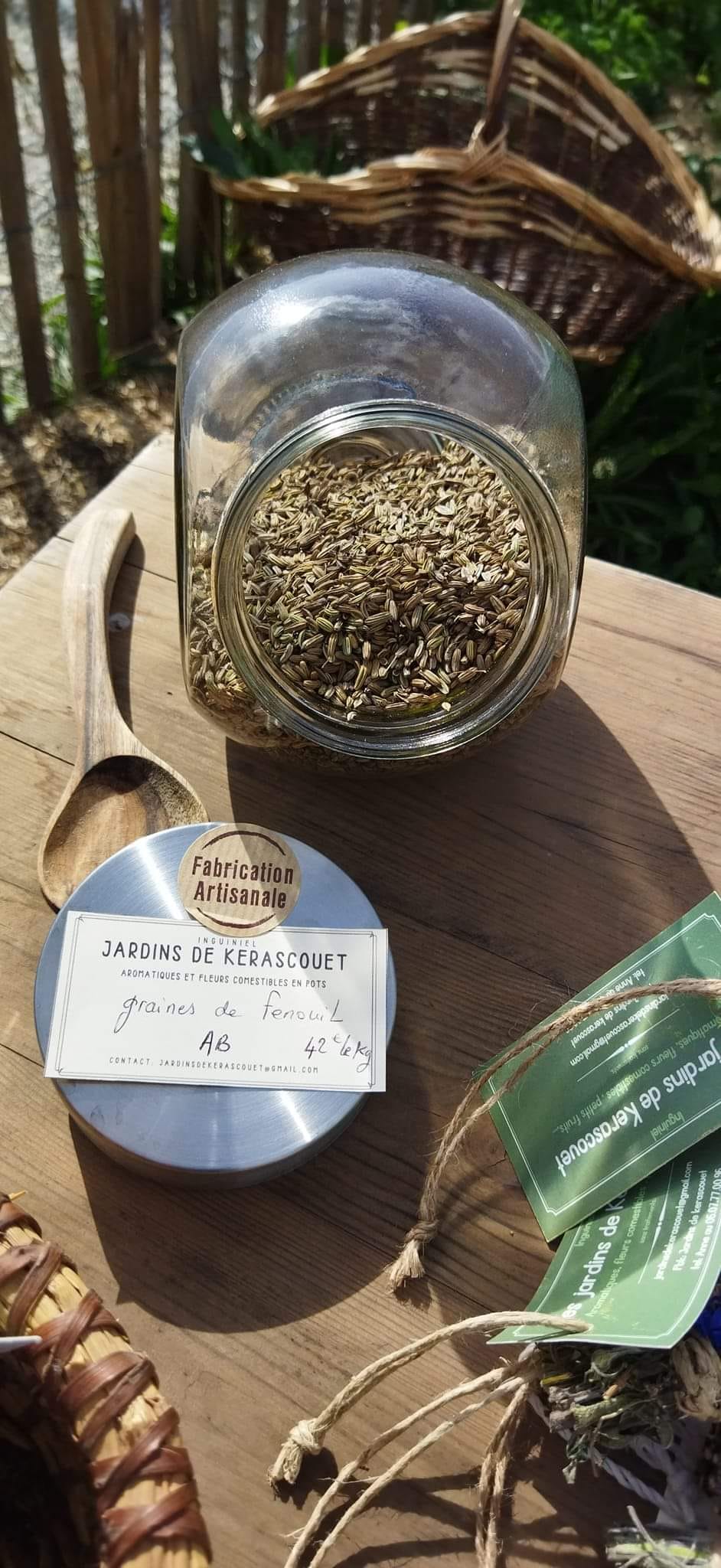 Sachet d'Herbes Aromatiques Séchées FENOUIL